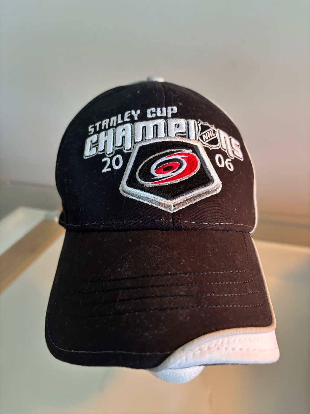 New Era Black and Red Carolina Hurricanes Stanley Cup Champions Cap